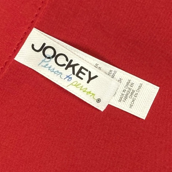 Jockey Person to Person Red Zip Jacket XS NWT, Collared, Zip Pockets, Minimalist - Picture 7 of 11